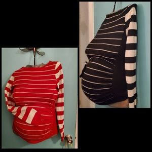 4/$10 2️⃣ limited maternity striped sweaters thin & soft